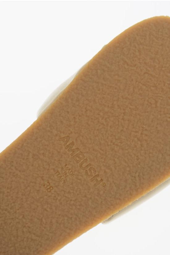  엠부시 뮬/슬리퍼 BMIC001F21LEA0010101 Beige - AMBUSH