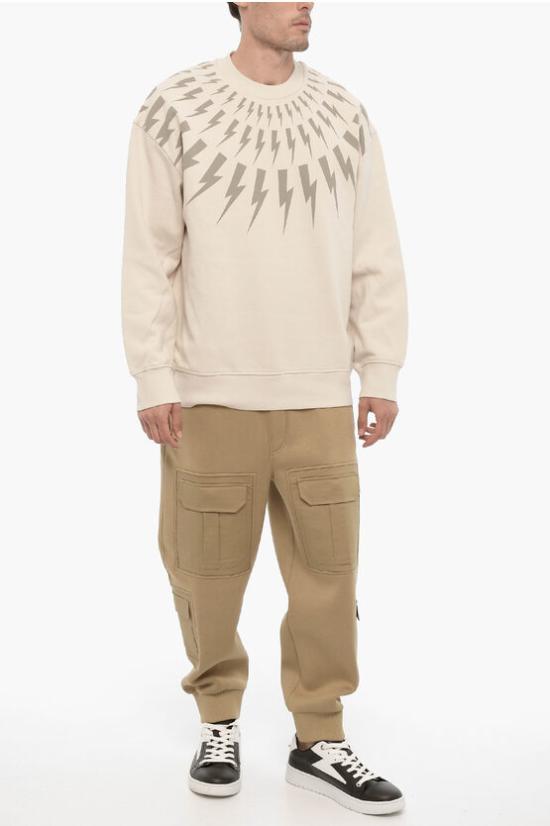  닐바렛 트레이닝/조거 팬츠 NBV7JP072H V512C 261 Brown - NEIL BARRETT