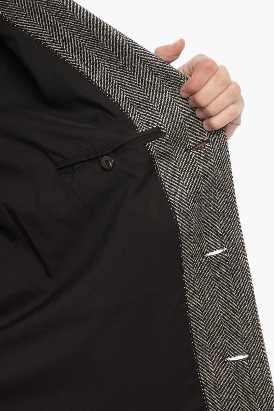  닐바렛 코트 NBV1CA041C V009C 001 Black White - NEIL BARRETT