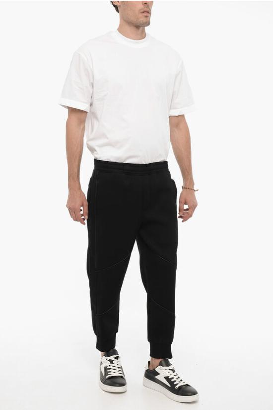  닐바렛 트레이닝/조거 팬츠 NBV7JP077H V511C 001 Black - NEIL BARRETT