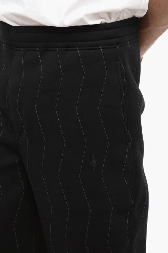  닐바렛 트레이닝/조거 팬츠 NBV7JP071A V513D 057 Black - NEIL BARRETT