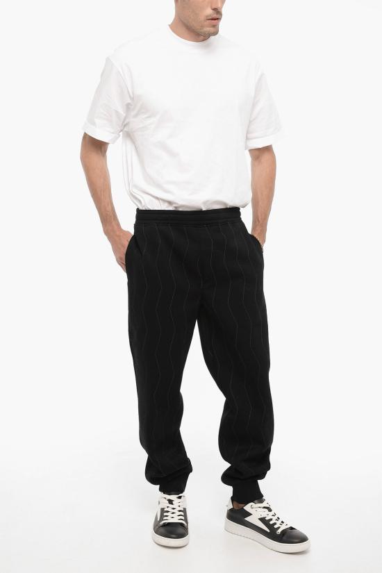  닐바렛 트레이닝/조거 팬츠 NBV7JP071A V513D 057 Black - NEIL BARRETT