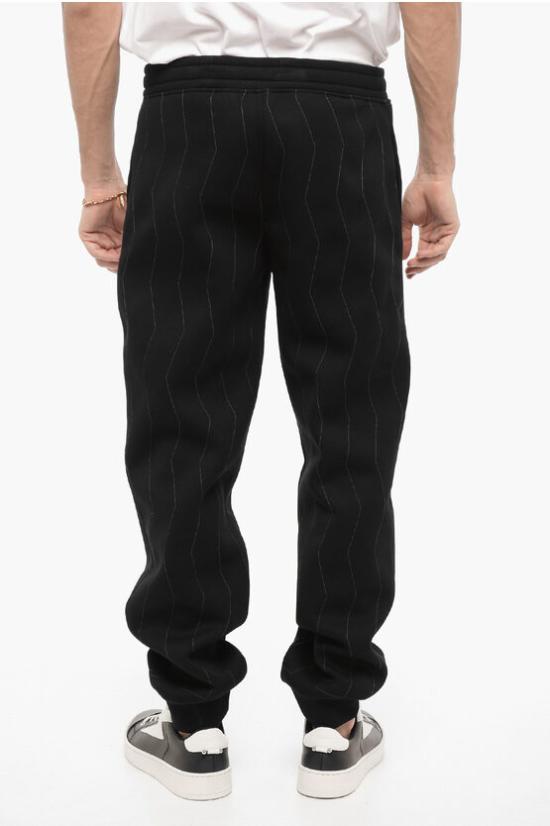  닐바렛 트레이닝/조거 팬츠 NBV7JP071A V513D 057 Black - NEIL BARRETT