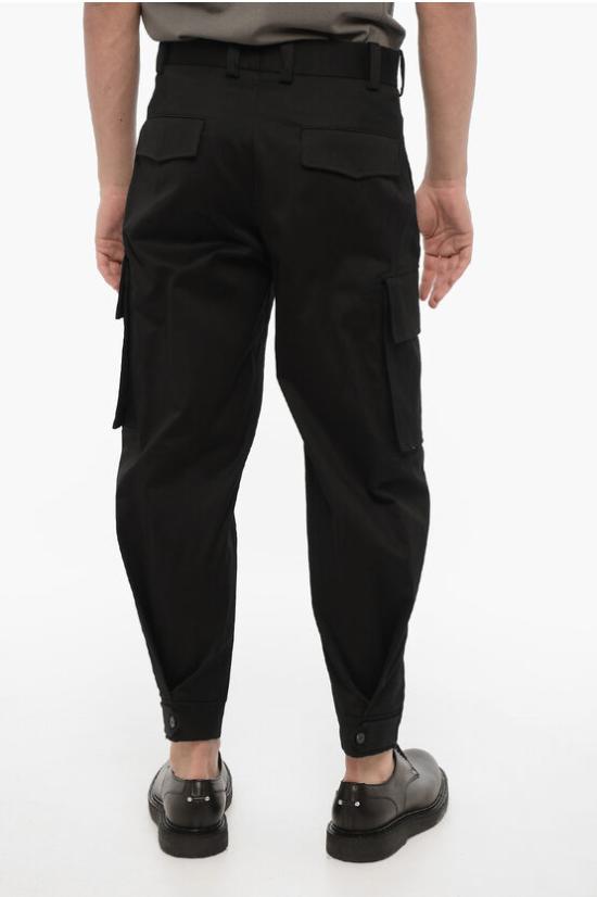  닐바렛 카고 팬츠 NBV3PA077A C002 001 Black - NEIL BARRETT