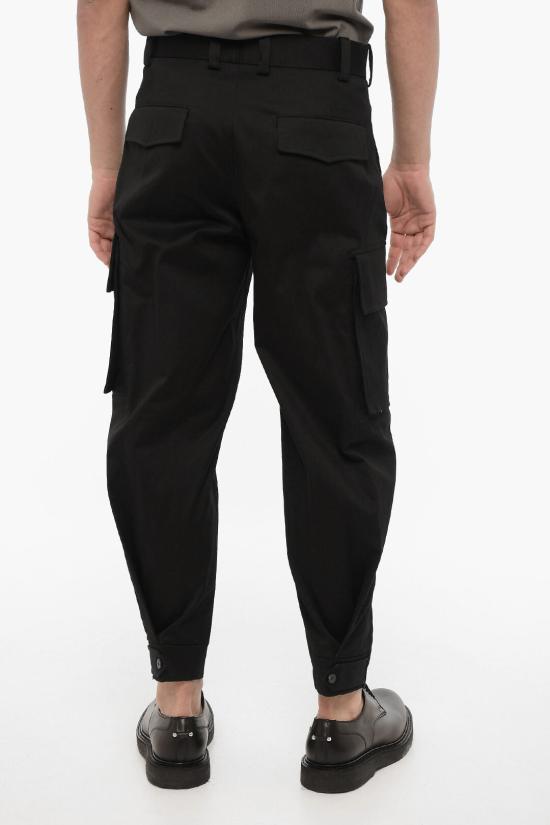  닐바렛 카고 팬츠 NBV3PA077A C002 001 Black - NEIL BARRETT