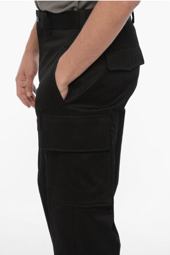  닐바렛 카고 팬츠 NBV3PA077A C002 001 Black - NEIL BARRETT