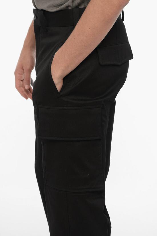  닐바렛 카고 팬츠 NBV3PA077A C002 001 Black - NEIL BARRETT