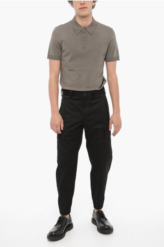  닐바렛 카고 팬츠 NBV3PA077A C002 001 Black - NEIL BARRETT