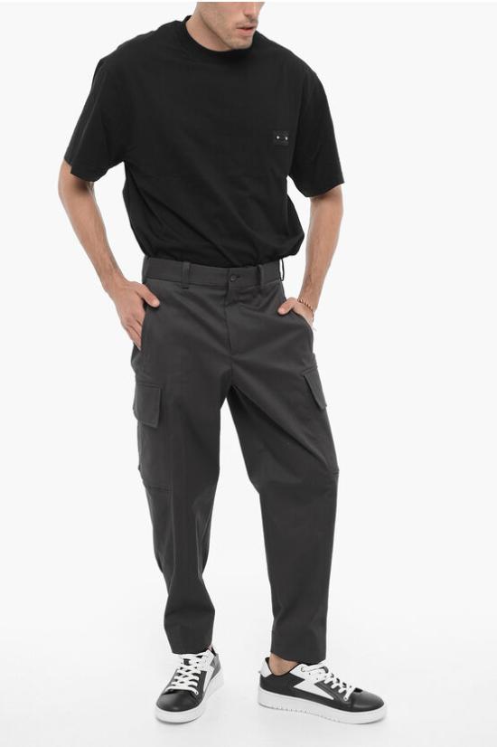  닐바렛 카고 팬츠 NBV3PA077A C002 037 Gray - NEIL BARRETT