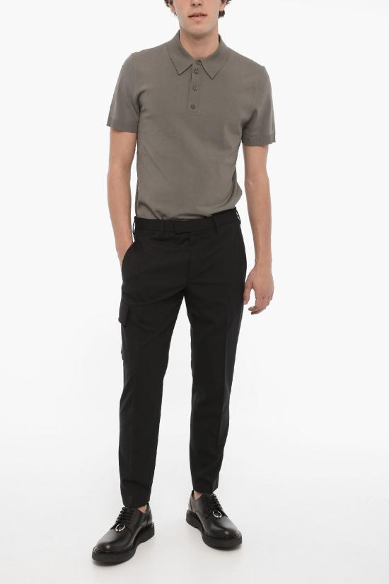  닐바렛 수트 팬츠 NBV3PA117A V000 001 Black - NEIL BARRETT