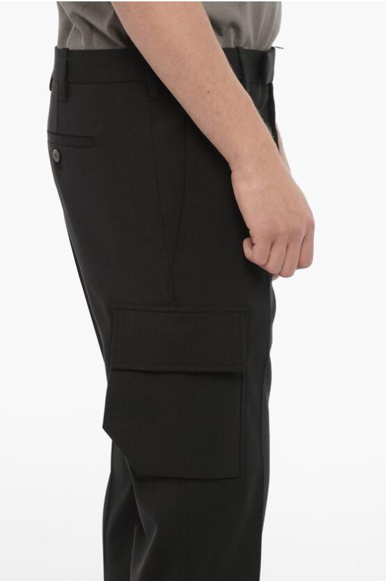  닐바렛 수트 팬츠 NBV3PA117A V000 001 Black - NEIL BARRETT