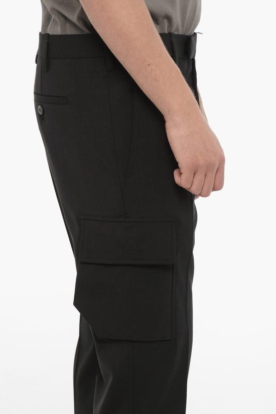  닐바렛 수트 팬츠 NBV3PA117A V000 001 Black - NEIL BARRETT