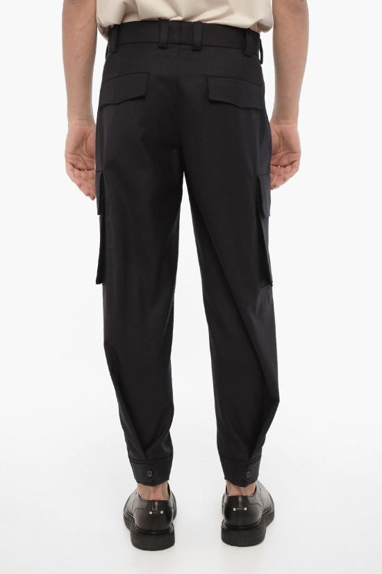  닐바렛 트레이닝/조거 팬츠 NBV3PA077A V011 409 Blue - NEIL BARRETT