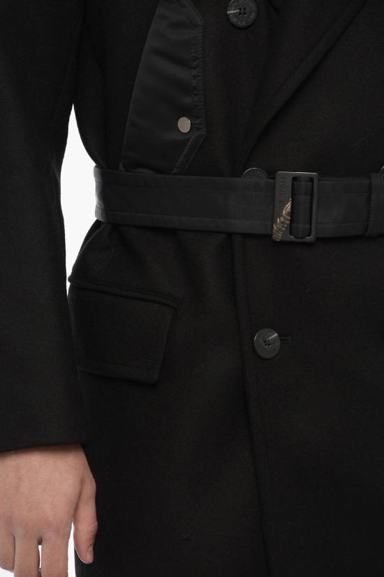  닐바렛 트렌치 코트 NBV1CA039C V007C 001 Black - NEIL BARRETT