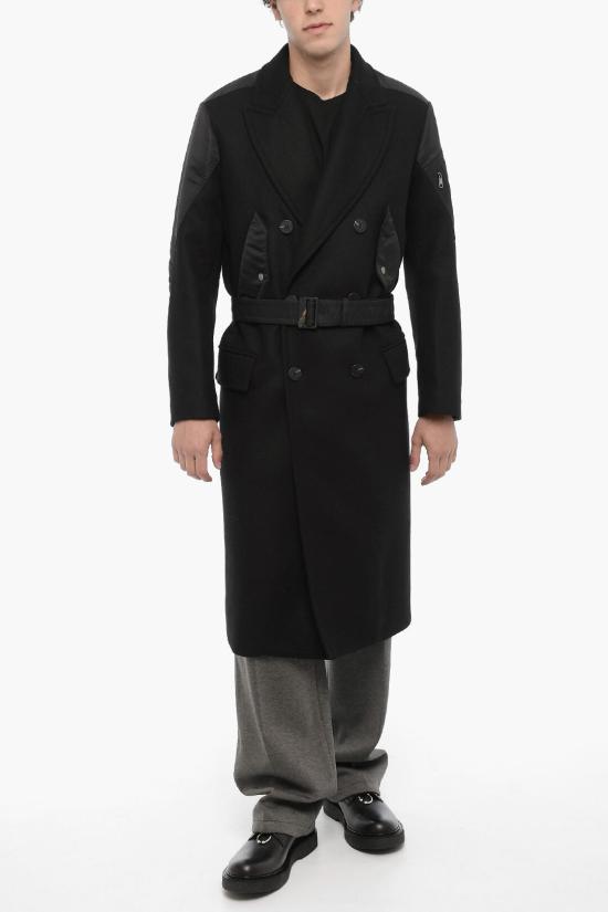  닐바렛 트렌치 코트 NBV1CA039C V007C 001 Black - NEIL BARRETT