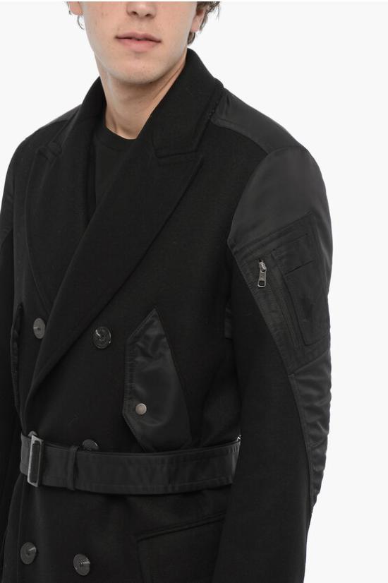  닐바렛 트렌치 코트 NBV1CA039C V007C 001 Black - NEIL BARRETT