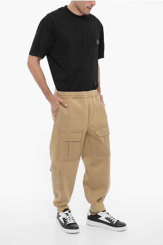  닐바렛 트레이닝/조거 팬츠 NBV7JP072A V512C 261 Brown - NEIL BARRETT