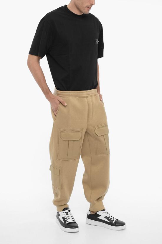  닐바렛 트레이닝/조거 팬츠 NBV7JP072A V512C 261 Brown - NEIL BARRETT