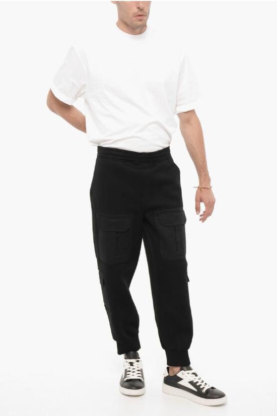  닐바렛 트레이닝/조거 팬츠 NBV7JP072A V512C 001 Black - NEIL BARRETT