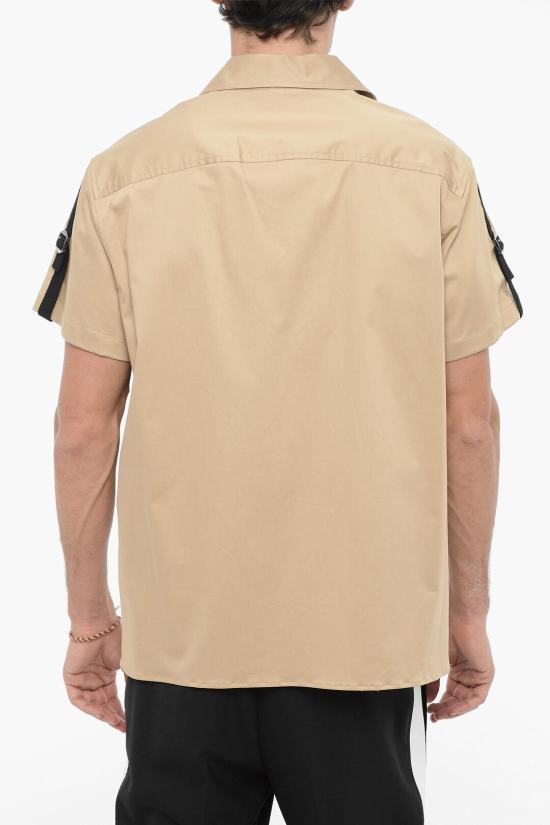  닐바렛 반팔 셔츠 NBV6CM182A V021 260 Beige - NEIL BARRETT