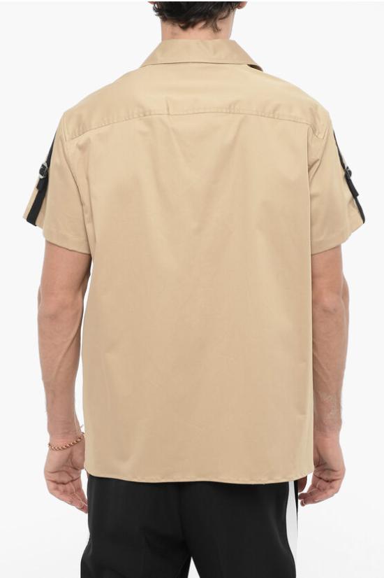  닐바렛 반팔 셔츠 NBV6CM182A V021 260 Beige - NEIL BARRETT