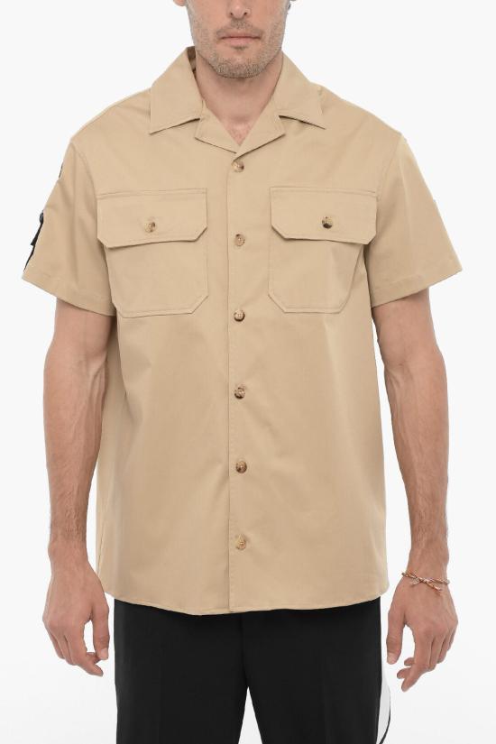  닐바렛 반팔 셔츠 NBV6CM182A V021 260 Beige