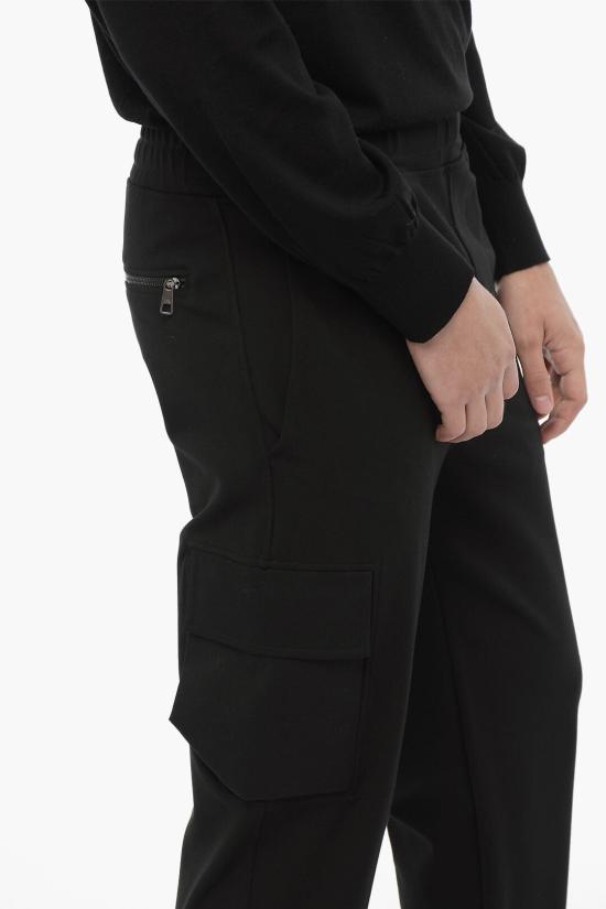  닐바렛 트레이닝/조거 팬츠 NBV7JP073H V514C 001 Black - NEIL BARRETT