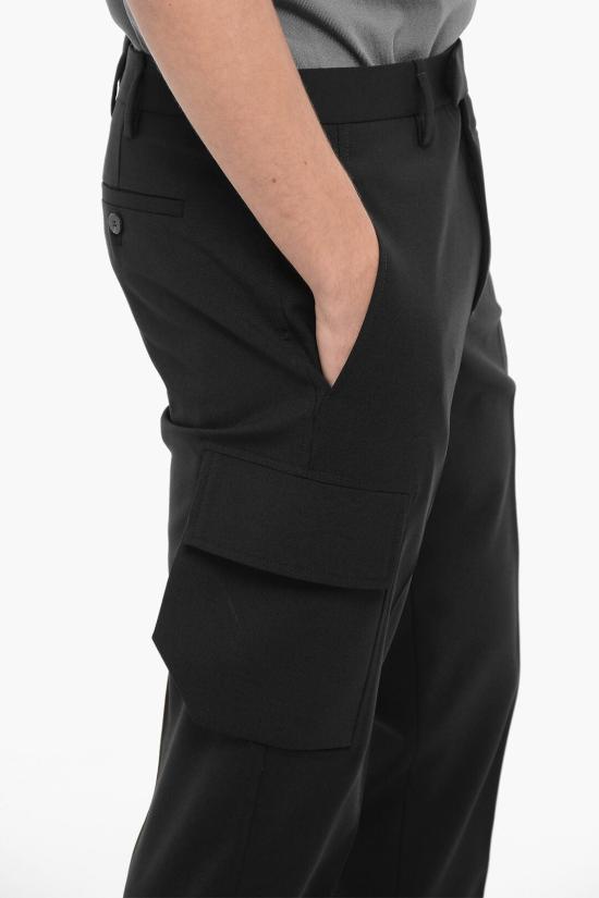  닐바렛 카고 팬츠 NBV3PA117H V000 001 Black - NEIL BARRETT