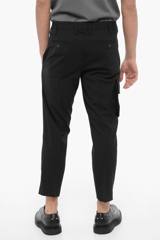  닐바렛 카고 팬츠 NBV3PA117H V000 001 Black - NEIL BARRETT