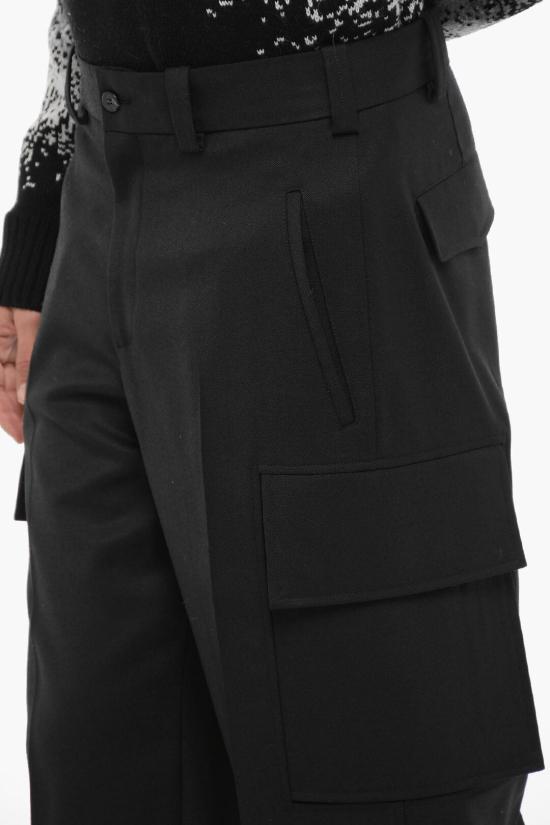  닐바렛 카고 팬츠 NBV3PA077A V011 001 Black - NEIL BARRETT