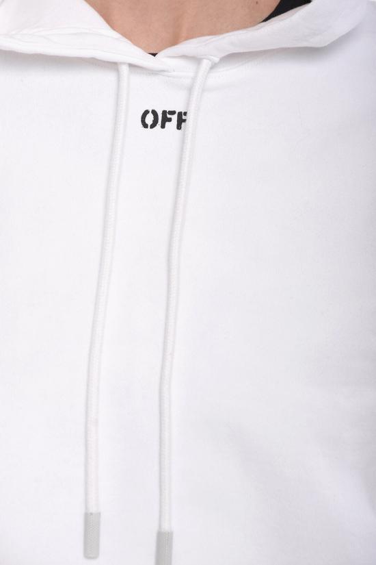  오프화이트 후드 티셔츠 OWBB016C99JER0010110 White - OFF WHITE