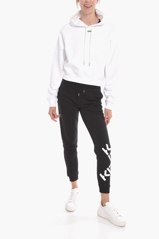  오프화이트 후드 티셔츠 OWBB016C99JER0010110 White - OFF WHITE