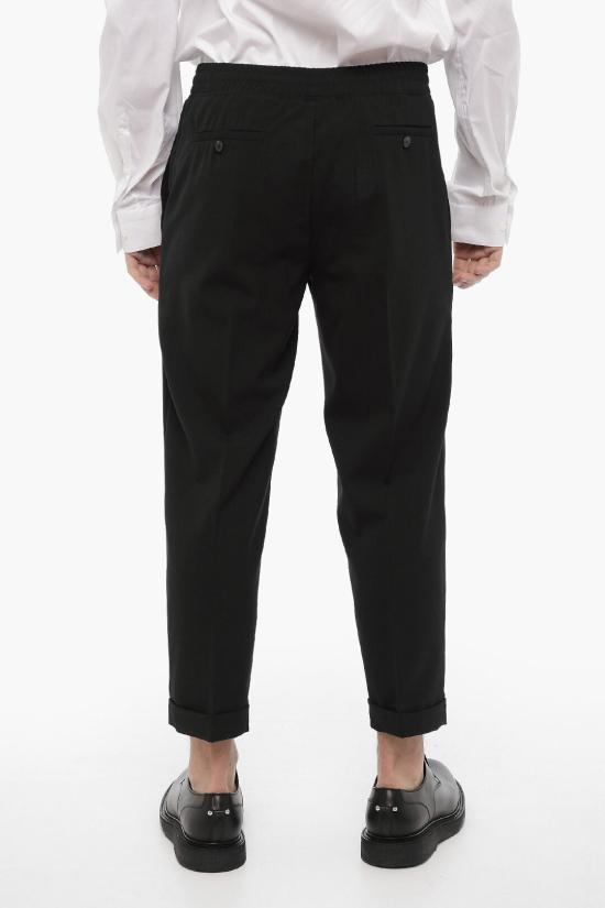  닐바렛 수트 팬츠 NBV3PA635H V000 001 Black - NEIL BARRETT