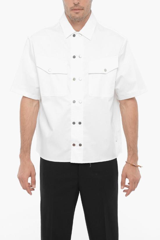  닐바렛 반팔 셔츠 NBV6CM181A V022 100 White