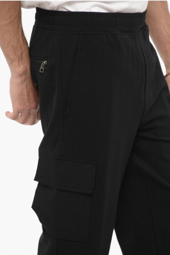  닐바렛 트레이닝/조거 팬츠 NBV7JP073A V514C 001 Black - NEIL BARRETT