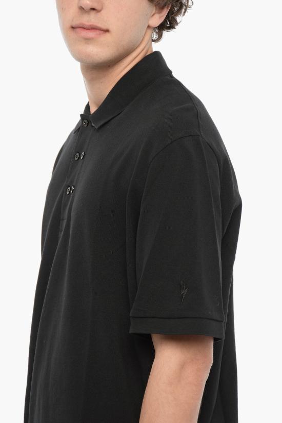  닐바렛 폴로 티셔츠 NBV7JT221A V503 001 Blue - NEIL BARRETT