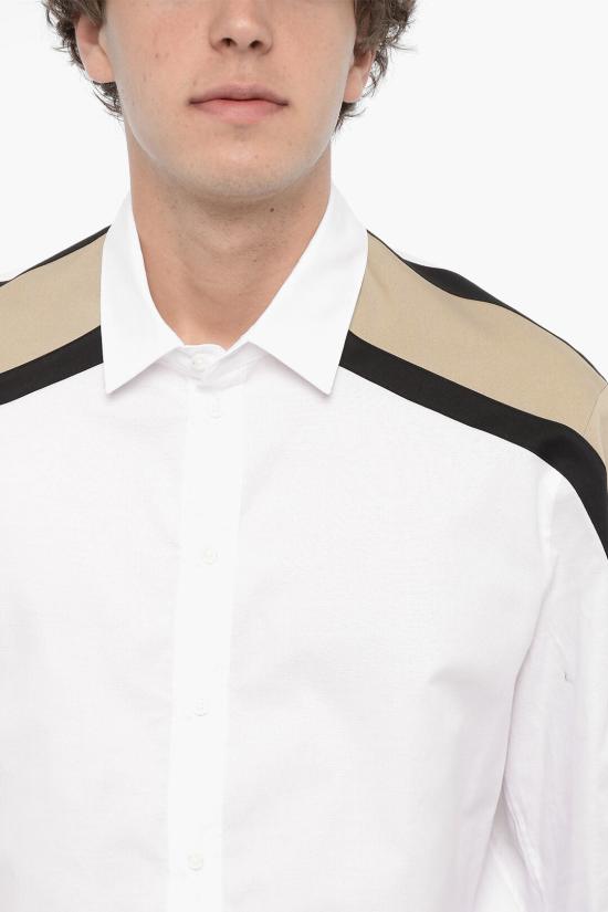  닐바렛 긴팔 셔츠 NBV6CS022C V035C 100 White - NEIL BARRETT