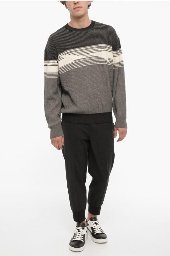  닐바렛 스웨터 NBV7MA111A V607 004 Gray - NEIL BARRETT