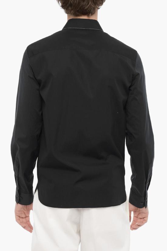  닐바렛 긴팔 셔츠 NBV6CM178C V018C 001 Black - NEIL BARRETT