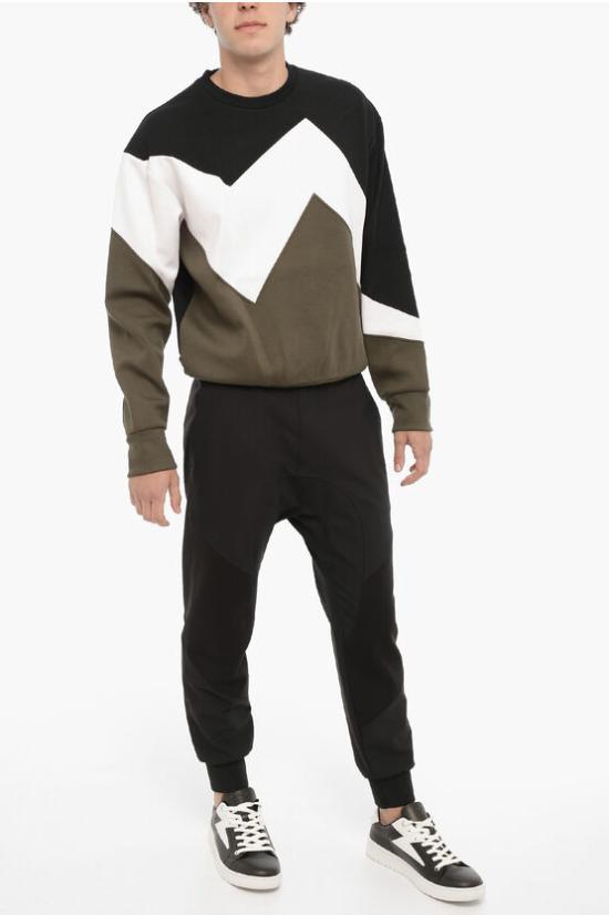  닐바렛 트레이닝/조거 팬츠 NBV3PA124C V004C 001 Black - NEIL BARRETT