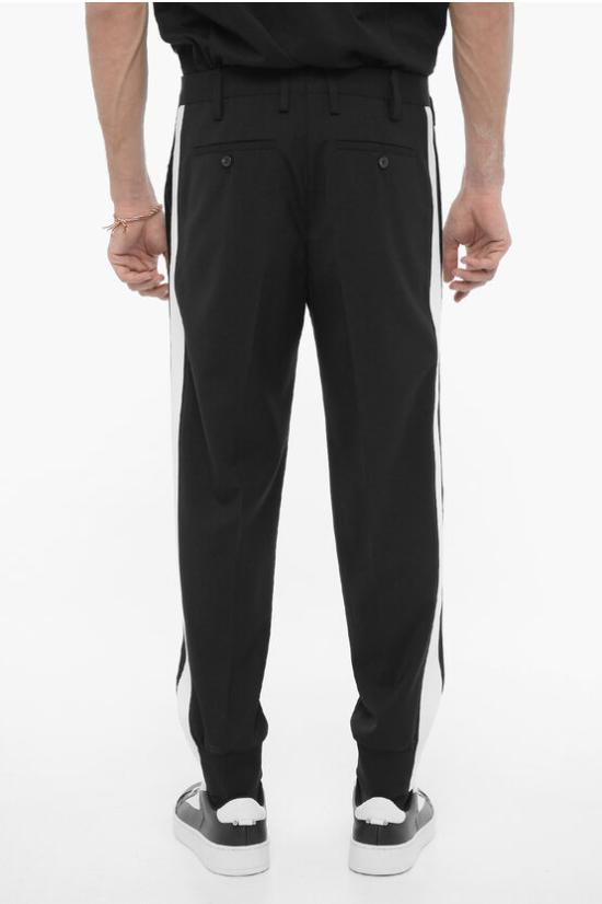  닐바렛 트레이닝/조거 팬츠 NBV3PA78SA V000 001 Black - NEIL BARRETT