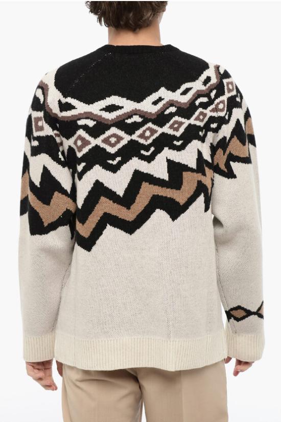  닐바렛 스웨터 NBV7MA168A V610 220 Beige Nero - NEIL BARRETT