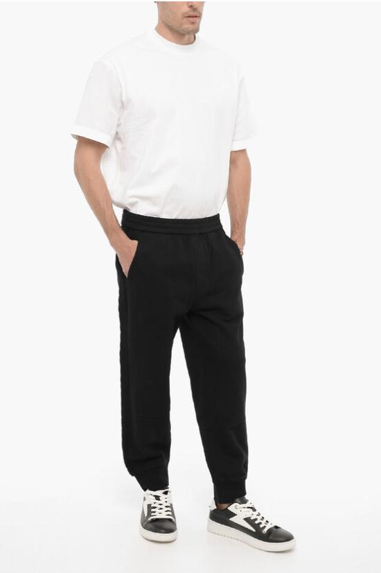  닐바렛 트레이닝/조거 팬츠 NBV7JP076C V519C 001 Black - NEIL BARRETT