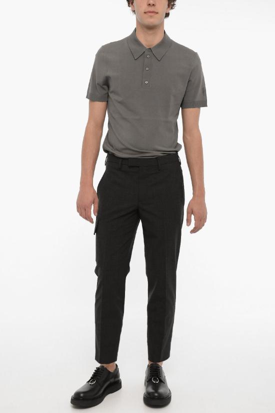  닐바렛 수트 팬츠 NBV3PA117H V004 018 Yellow - NEIL BARRETT