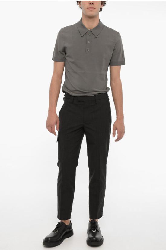  닐바렛 수트 팬츠 NBV3PA117H V004 018 Yellow - NEIL BARRETT