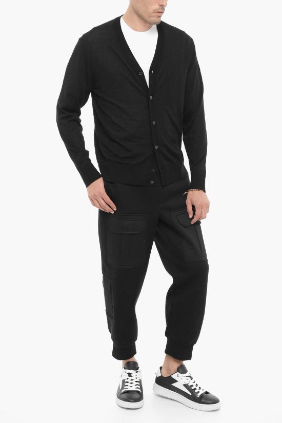  닐바렛 가디건 NBV7MA154A V604 001 Black - NEIL BARRETT