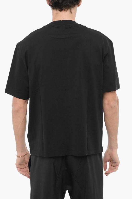  닐바렛 반팔 티셔츠 NBV7JT215A V518C 008 Black - NEIL BARRETT