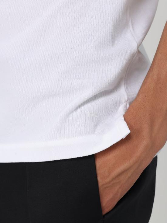 25FW 톰포드 폴로 티셔츠 JPS002JMC007S23 AW002 White - TOMFORD