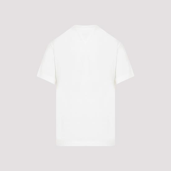 24FW 보테가베네타 반팔 티셔츠 796156 V4DE0 9071 CHALK - BOTTEGA VENETA