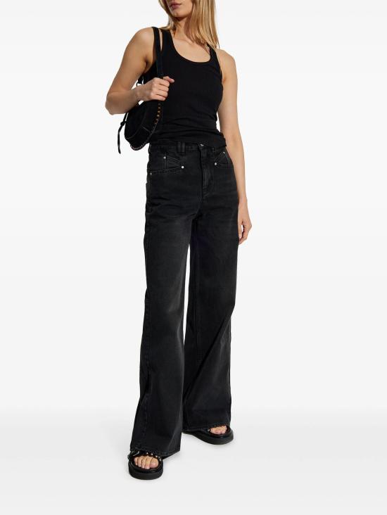 24FW 이자벨마랑 민소매 티셔츠 TS0225FAA2N39I 01BK BLACK - ISABEL MARANT